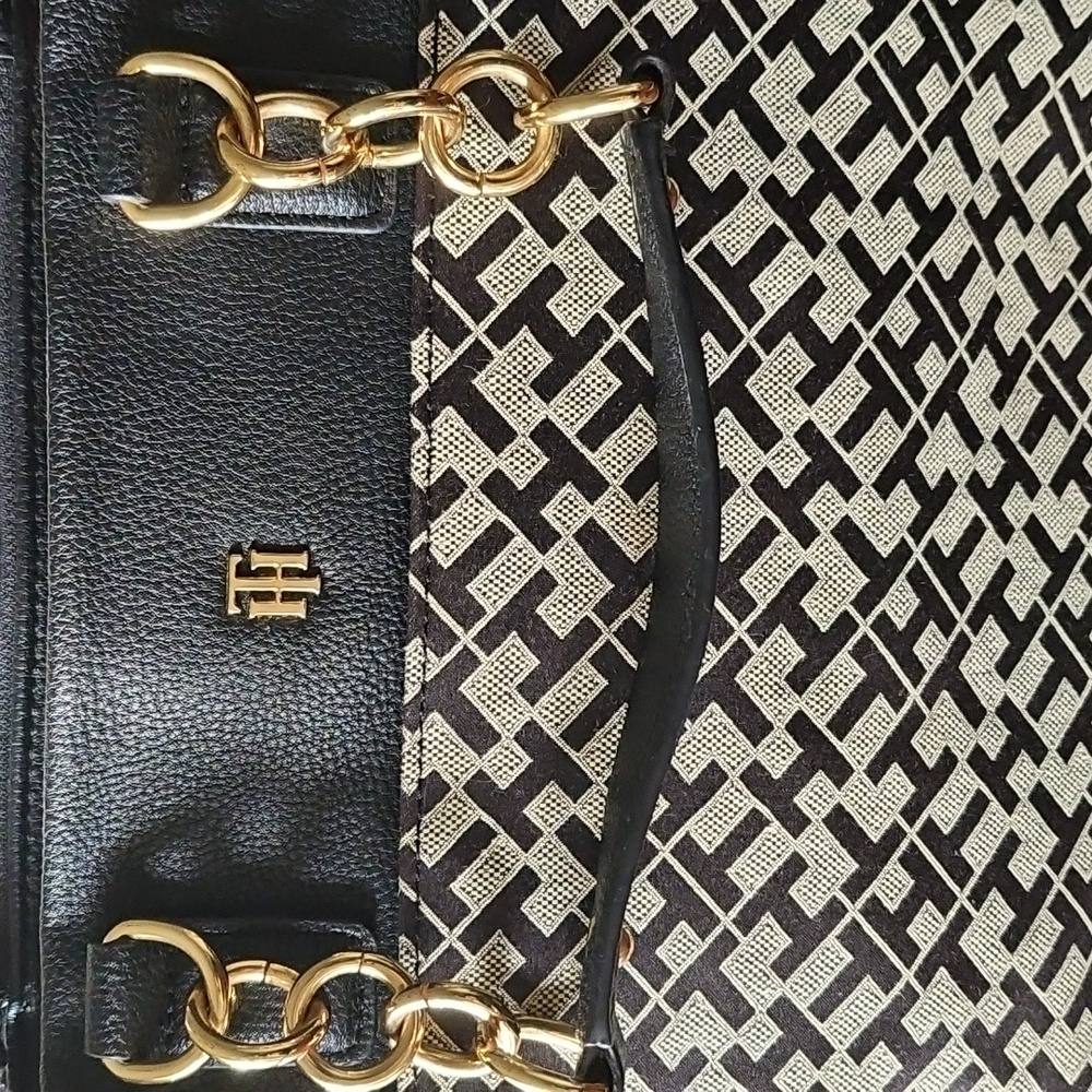 Tommy Hilfiger Estella II-Shopper-Geometric Jacquard Bag - Picture 3 of 8